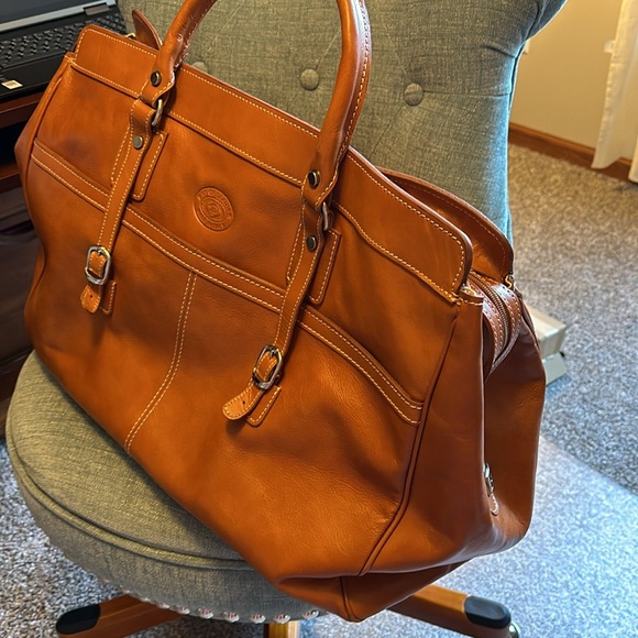 Extra extra large leather traveling bag - Picture 2 of 5